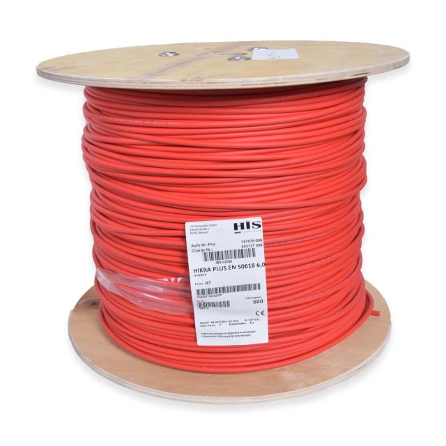 Kabel till Solpaneler, 4 och 6mm2 Säljes per meter Röd